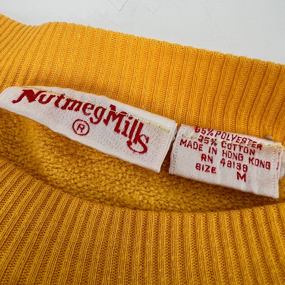 Vtg Nutmeg Mills Sweatshirt University of Washington Huskies Purple Gold UW M - Picture 8 of 12